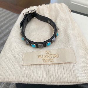 Valentino black stud bracelet